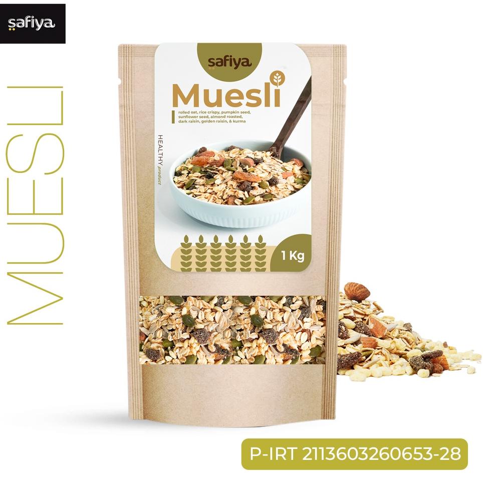 

Yang Terbaik Muesli Fruit and Seed 1 Kg Sereal Sehat Authentic Safiya Food