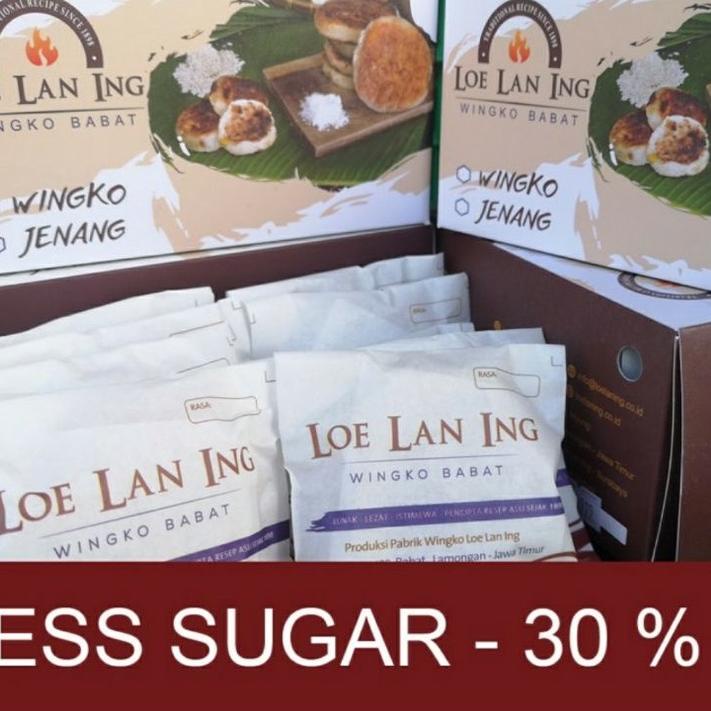 

☛ Loe Lan Ing Wingko Isi 10 Less Sugar ➤