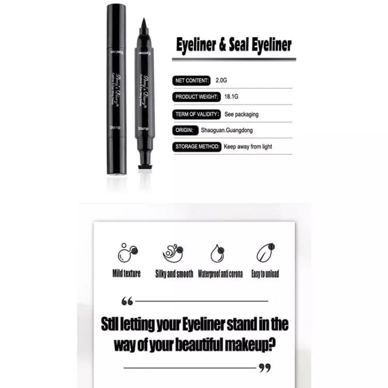 hokkiterus21 ⭐⭐⭐⭐⭐EYELINER STAMP eyeliner waterproof eyeliner pensil E005