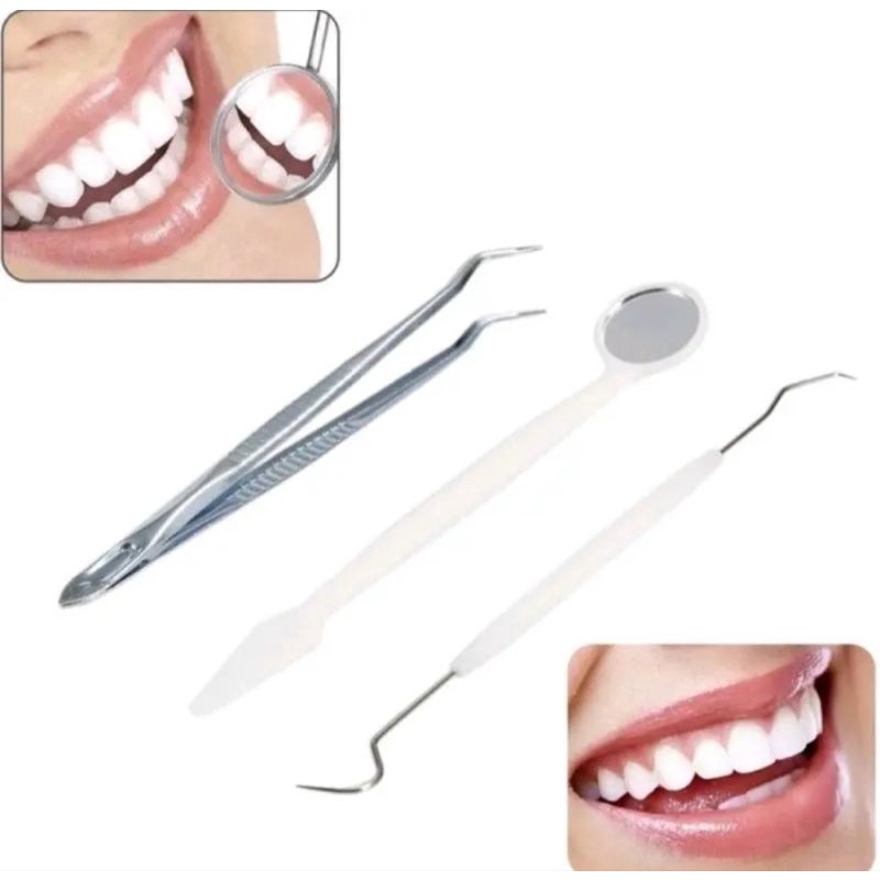 ALAT PEMBERSIH KARANG GIGI 3 IN 1 DENTAL KIT