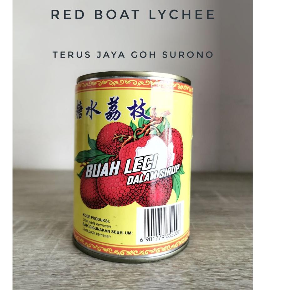 

Dijual Red Boat Lychee Canned in Syrup -- Buah Leci Kaleng