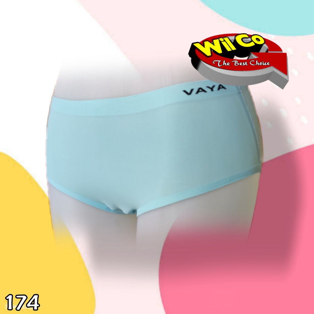 K174 - (Harga Per 1 Potong) CELANA DALAM WANITA PAKAIAN WANITA PAKAIAN DALAM SEAMLESS VAYA FREE SIZE MULTYCOLLOR