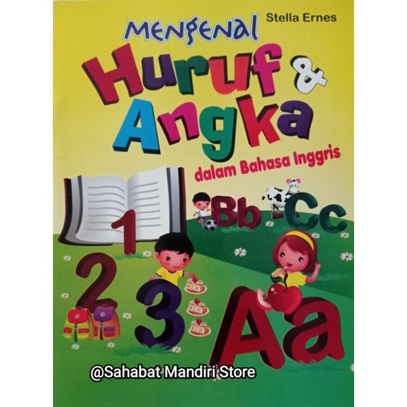 Buku anak mengenal huruf dan angka