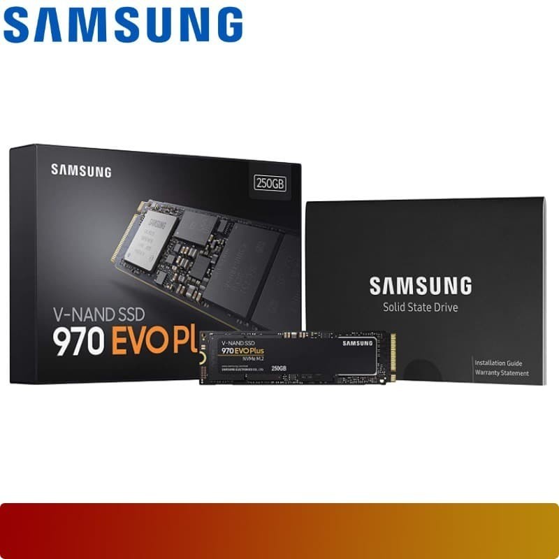 SSD 250GB Samsung 970 EVO Plus 250GB SSD M.2 NVMe PCIe Garansi 5 Tahun