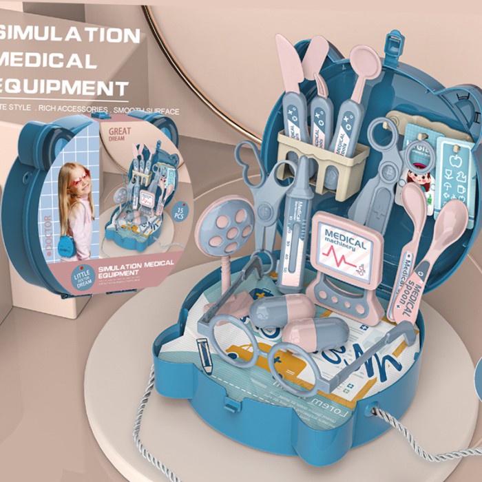 mainan anak  Mainan edukasi anak dokter dokteran mainan anak 3 tahun montesori(Y7A6) mainan anak lak
