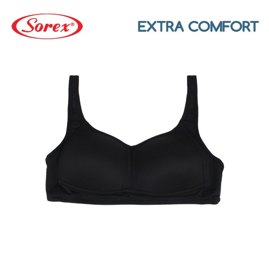 Sorex Bra Extra Comfort Busa Cup Besar Tanpa Kawat Kait 3 Cup C 9861