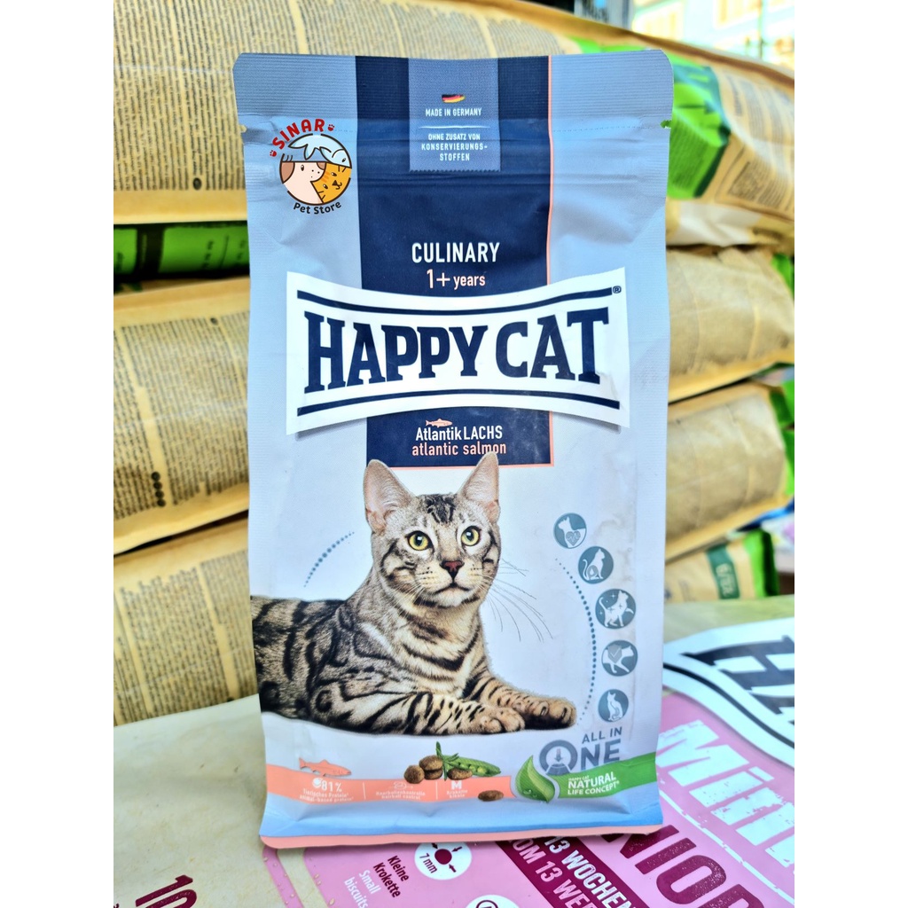 Happy Cat ATLANTIC SALMON 4KG Culinary Supreme Food Makanan Kucing