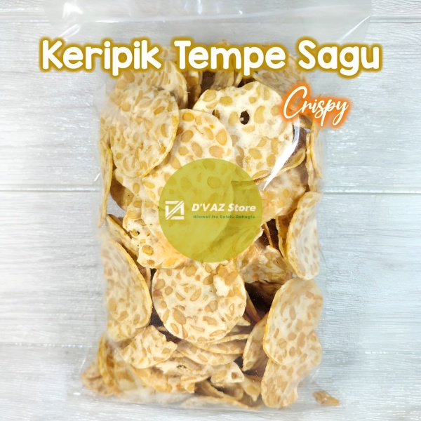 

KERIPIK TEMPE SAGU - BERAT BERSIH 250 GR - TEMPE SAGU - KERIPIK KILOAN