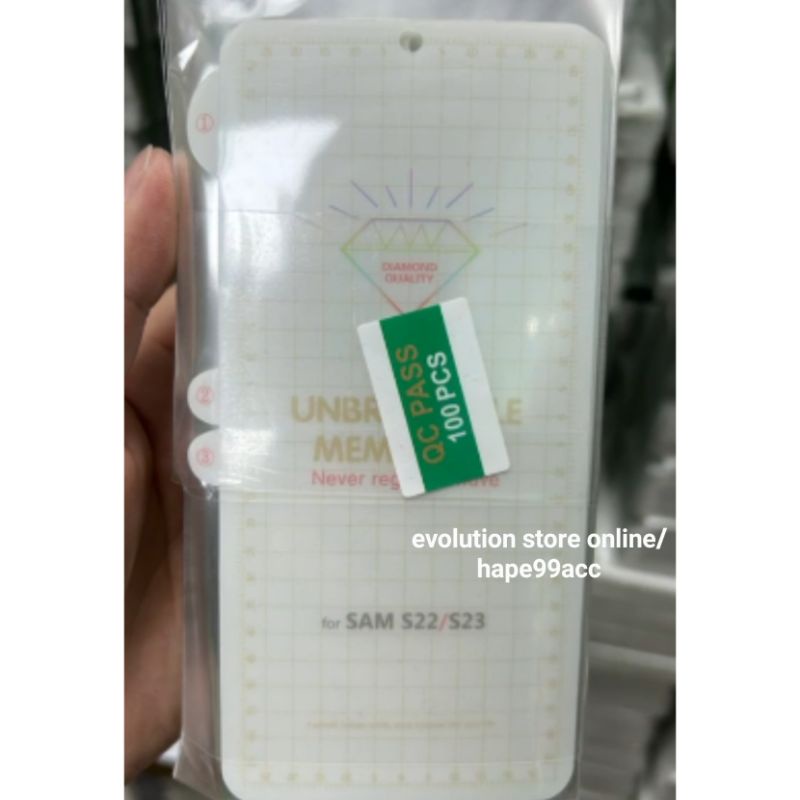 Samsung S23 S23 Plus S23 Ultra anti gores hydrogel screen protector