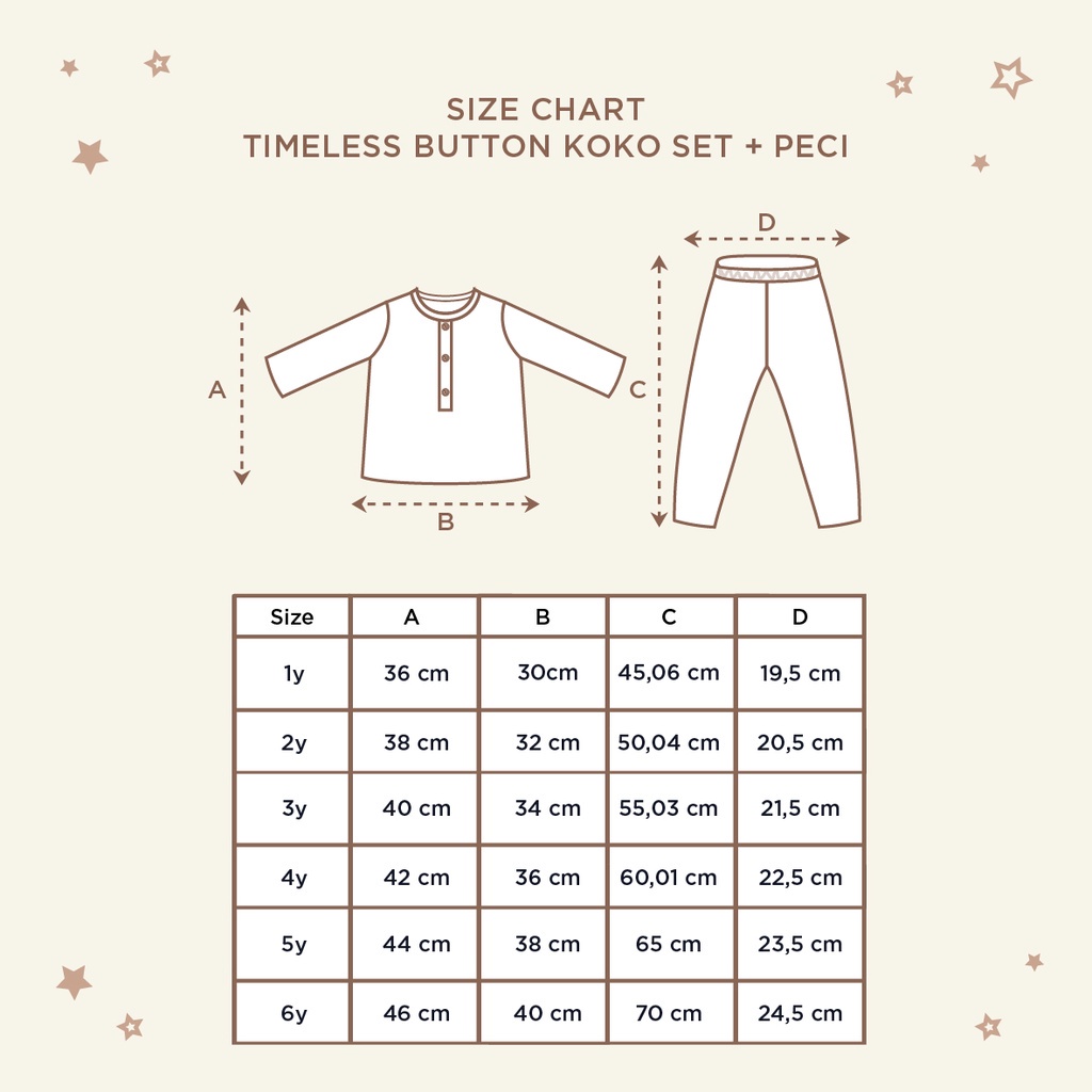 LITTLE PALMERHAUS TIMELESS BUTTON KOKO SET + PECI