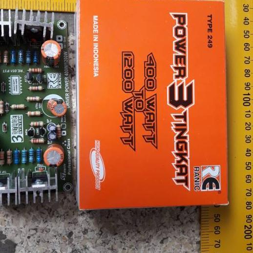 ☏ Kit driver power 3 tingkat sound system audio ampli rakitan amplifier elektronik ۞