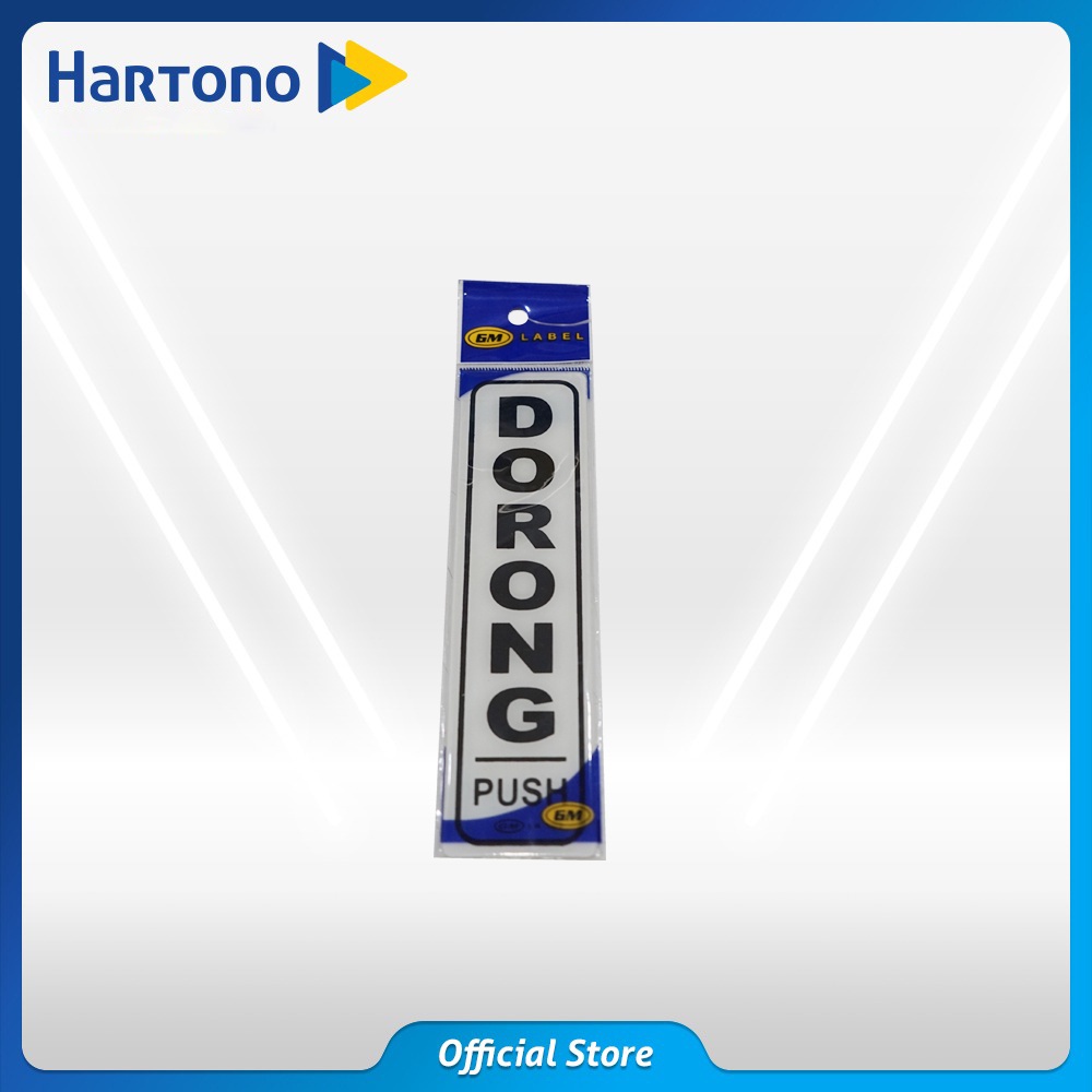 

GM Label Small Dorong DORONG