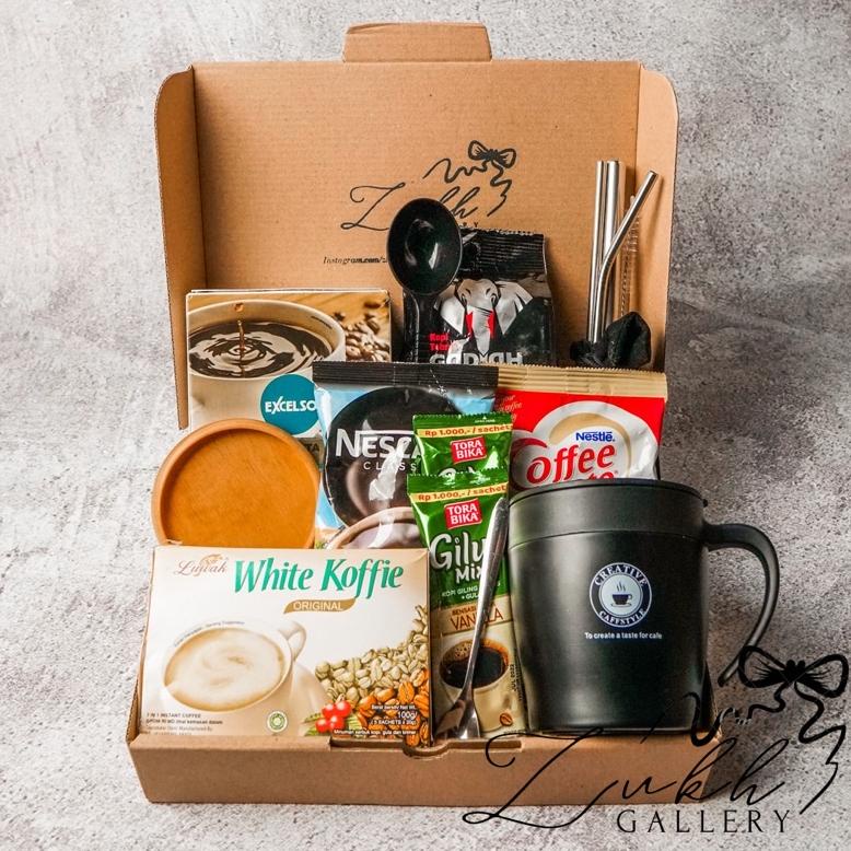 

Hampers Gift Box Kopi Set | Hampers Coffee | Coffee Set Box | Hampers Lebaran | Hampers Natal | Hampers Tahun Baru | Kado Ulang Tahun Cowo | Kado Wisuda | Hadiah Natal | Hampers Imlek | Kado Valentine | Gift Box Murah | Kado Cowok Cewek