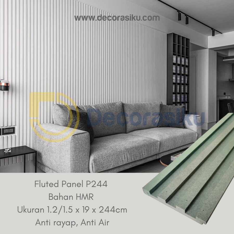 [DC] Fluted Panel 244 - Panel Dinding - Kisi-kisi dinding - wall panel