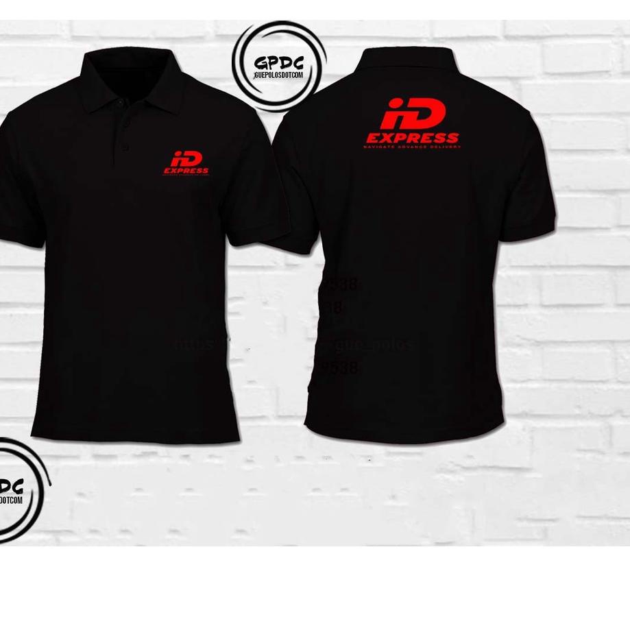 ☁ Poloshirt ID Express Ekspedisi Pengiriman - Polo Kurir ID Express - Kaos ID Express - Kaos Kerah ☺