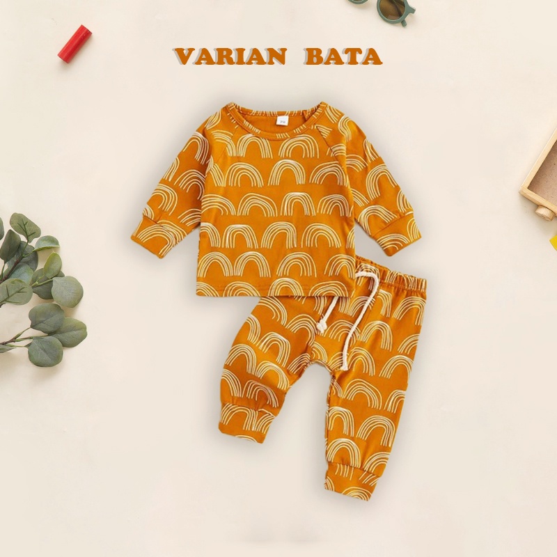 IL - SETELAN ANAK RAFAEL LENGAN PANJANG / SET ANAK BALITA LAKI-LAKI MOTIF