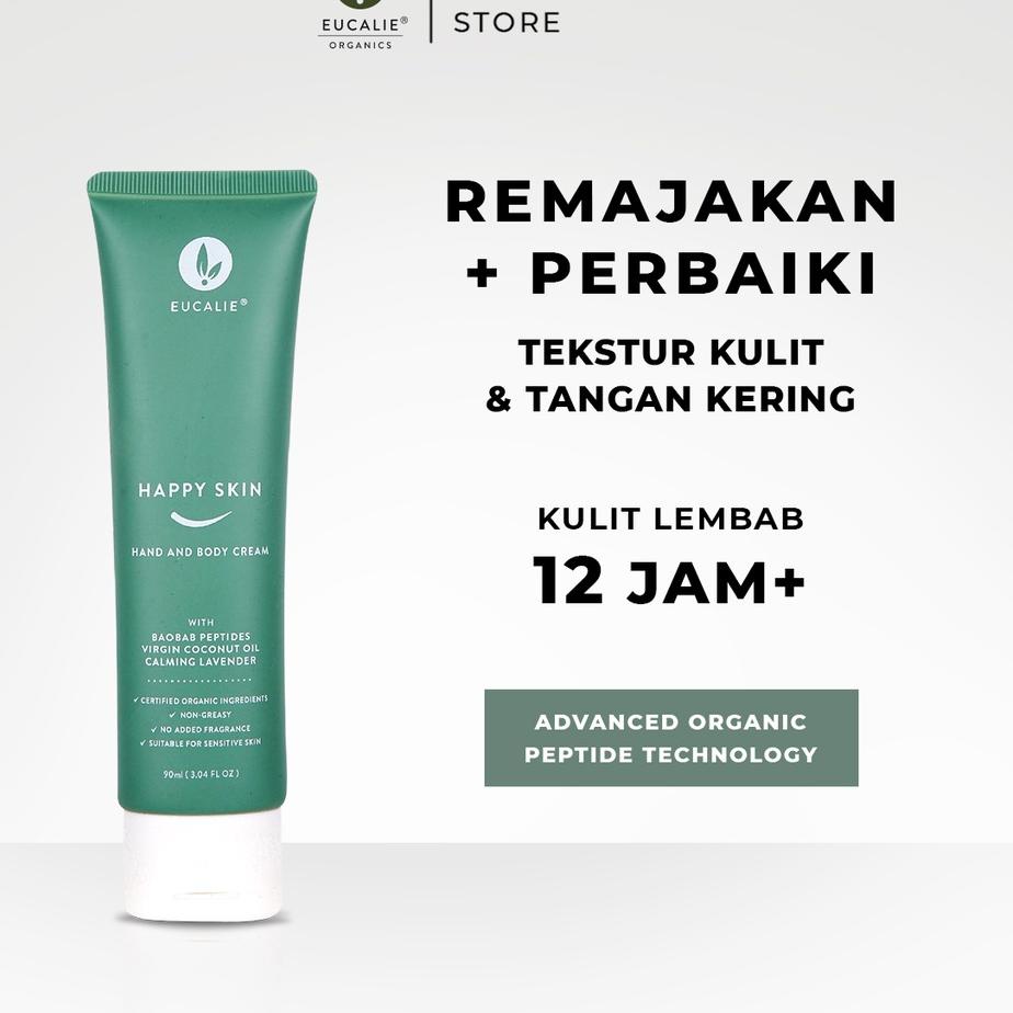 ✷ Eucalie Organic Anti Aging Hand & Body Lotion - Happy Skin ֍