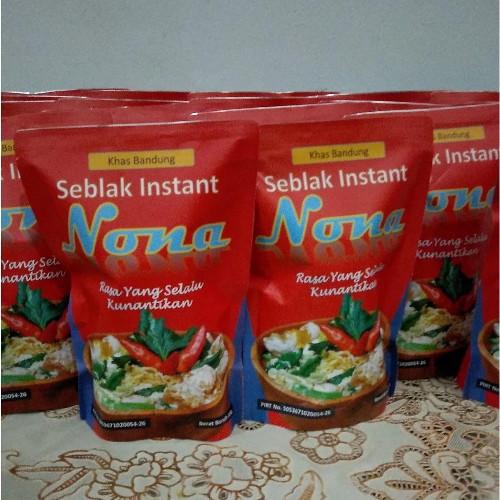 

Nona seblak Instan pedas nikmat / cemilan / snack khas bandung