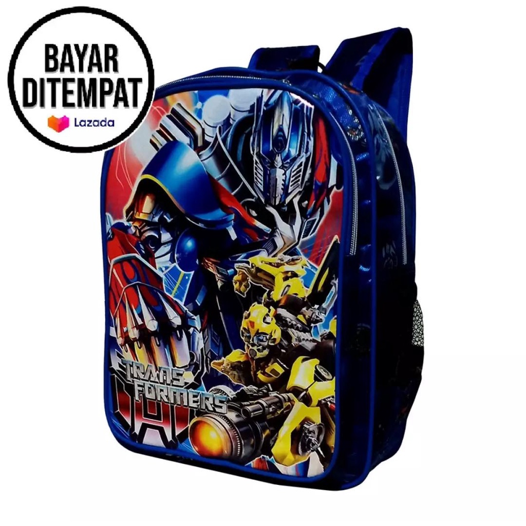 Ransel Karakter Transformers Kode K20 ( HARGA GROSIR ) Tas Anak Sekolah Model Gendong