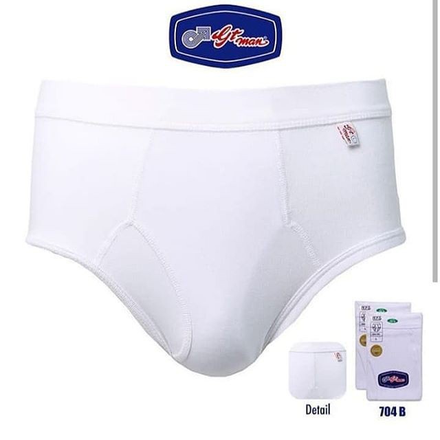 Celana Dalam GT Man PUTIH Pria Dewasa - CD GTMan Laki-laki Laki BW Polos Sguna Grosir Katun Pakaian Dalam Underwear Adem