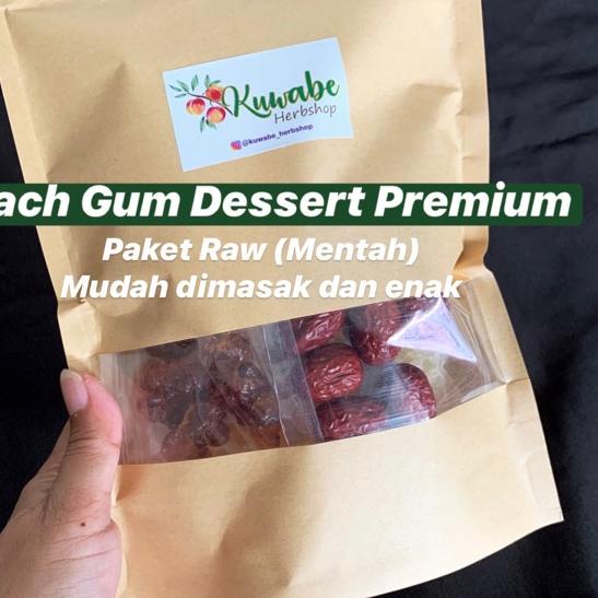 

✻ PEACH GUM DESSERT [Family Pack] / Paket Raw (mentah)/TaoJiao Set (6-7 cups 400ml) ➱