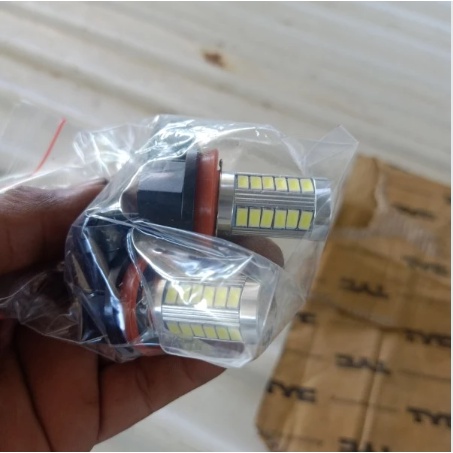 2 pcs Bohlam Lampu Fog Lamp FOGLAMP H11-16Watt Led 33 6000K Super Whit