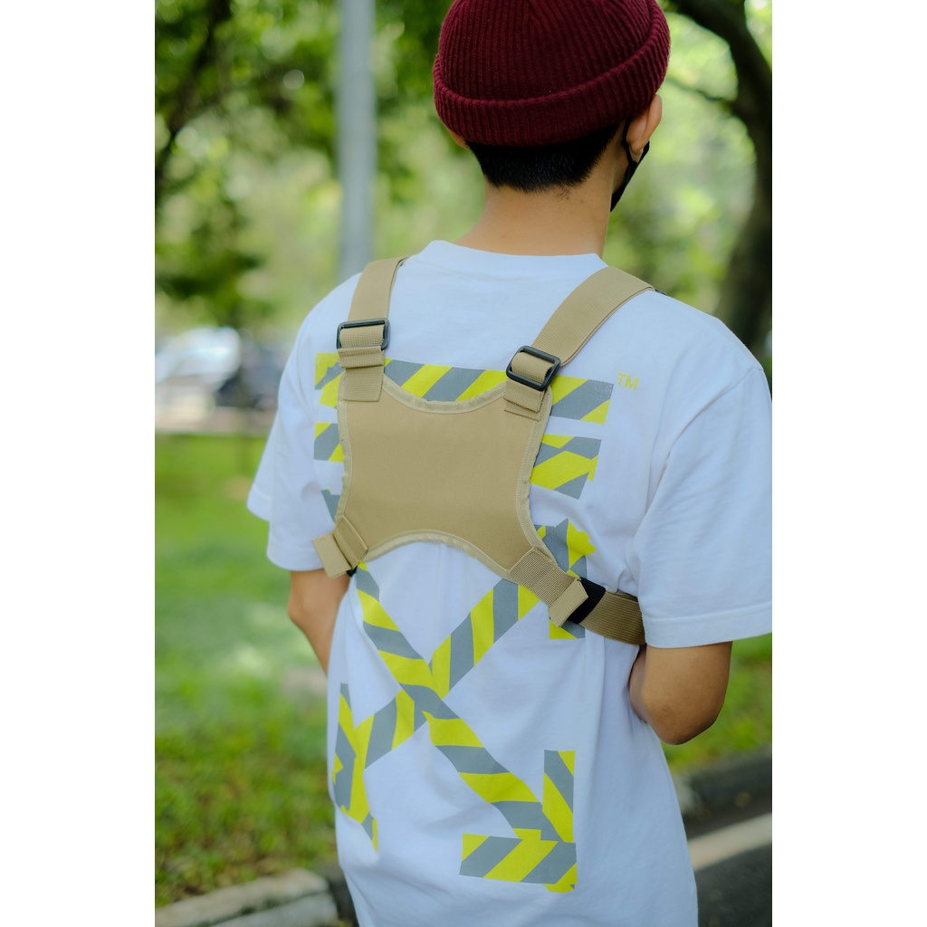 Tas Pria Simpel Nagoya Cream Bag Tas Dada Tactical Rig Bag Outdoor