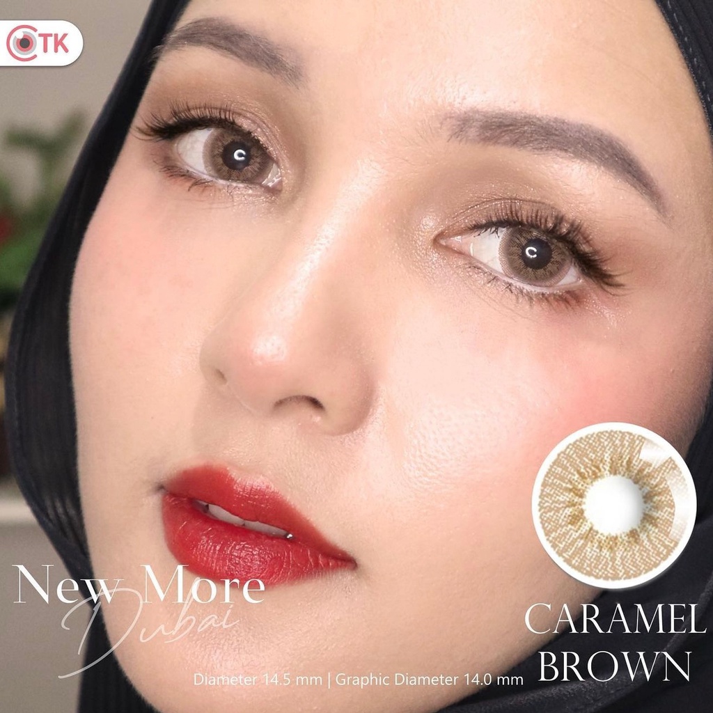 (GROSIR 22.000) Softlens NEW MORE DUBAI 14,5 MM Normal By CTK / Soflen New More Dubai / New More Dubai By CTK