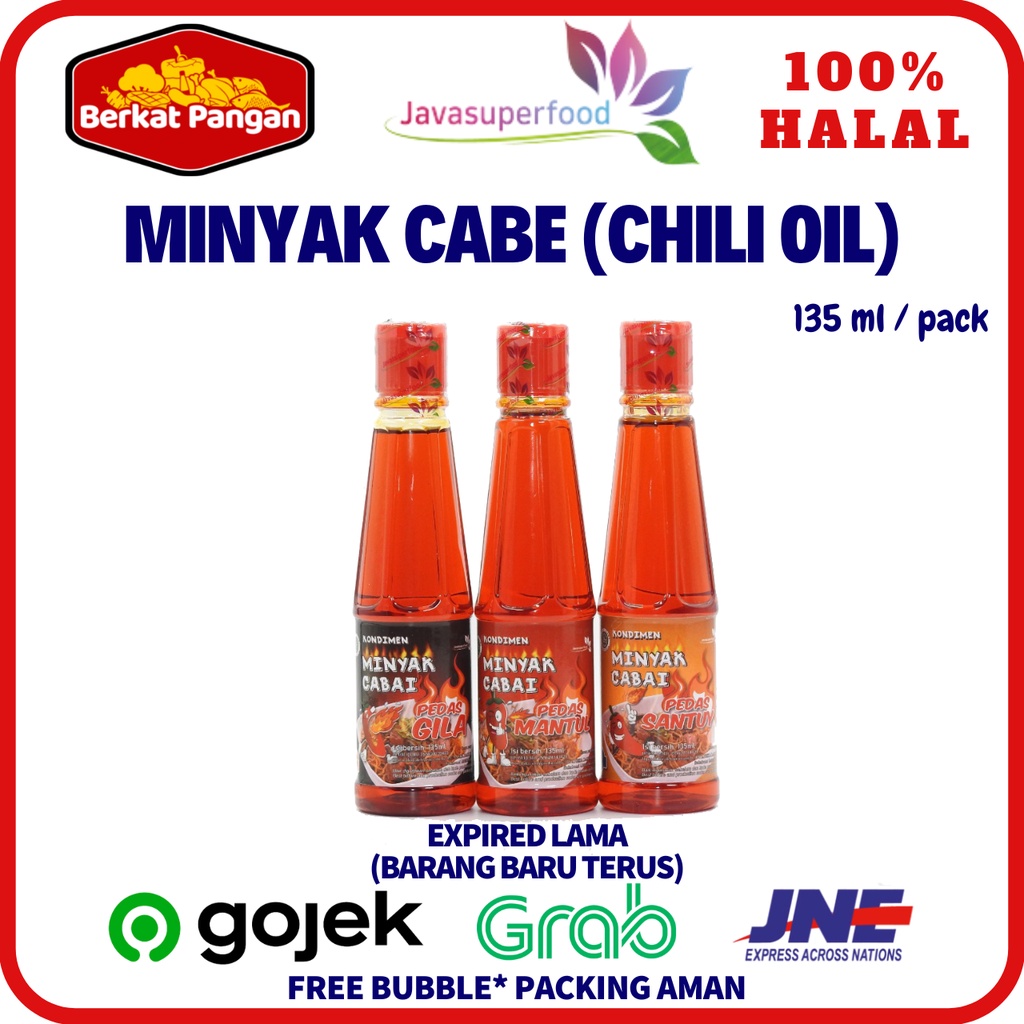 Kondimen Minyak Cabai SPICY / Minyak Cabe PEDAS / CHILI OIL 135 ML