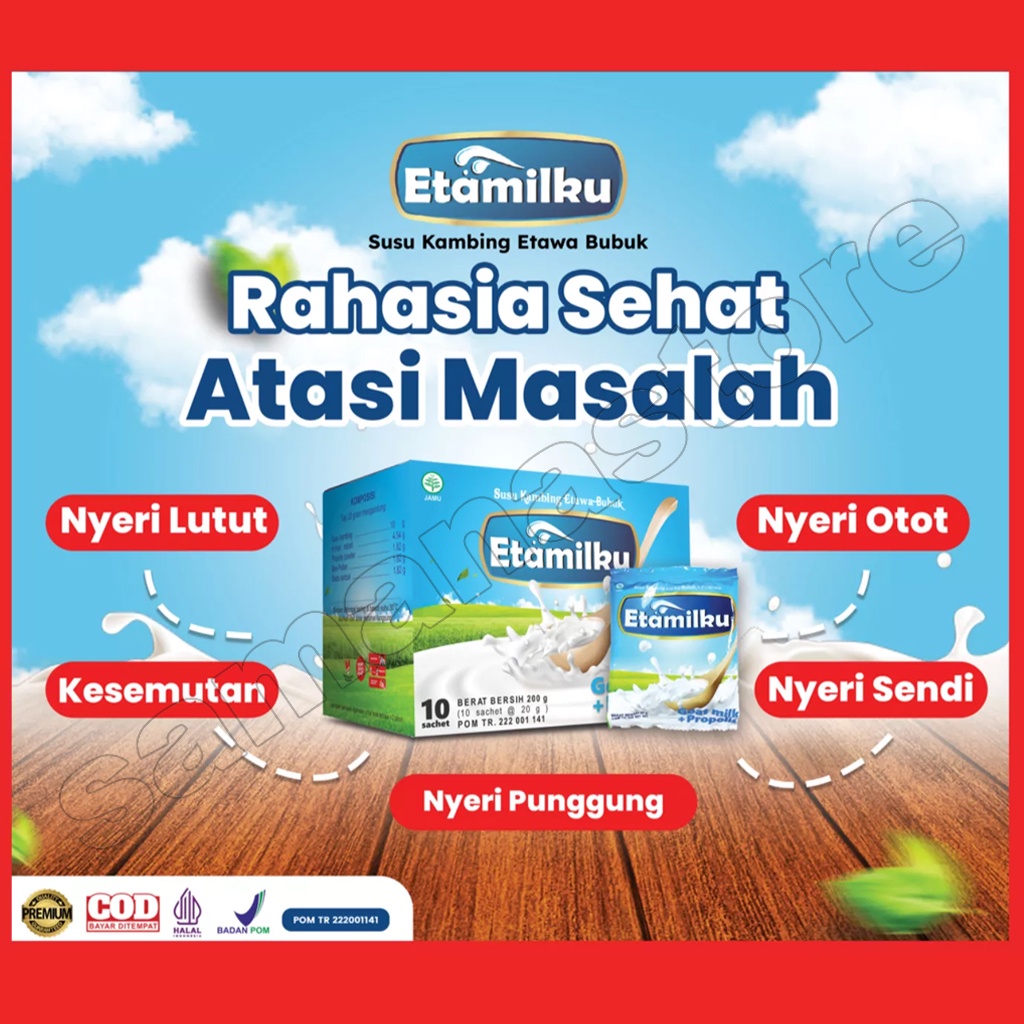 

ETAMILKU Susu Kambing Etawa Plus Propolis Asli Original BPOM