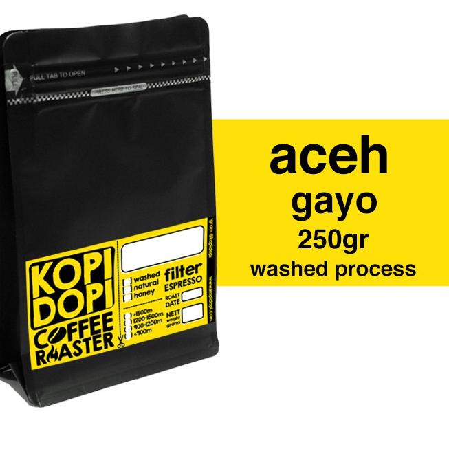 

❂ Kopi Arabika Aceh Gayo 250 gram 250gr 250g ✩