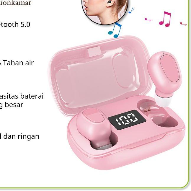 ℮ Earphone TWS-L21 PRO Wireless Bluetooth untuk Android & iPhone Versi Bluetooth 5.0 ➱