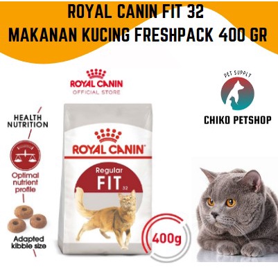 Royal canin FIT 32 makanan kucing 400 gr freshpack