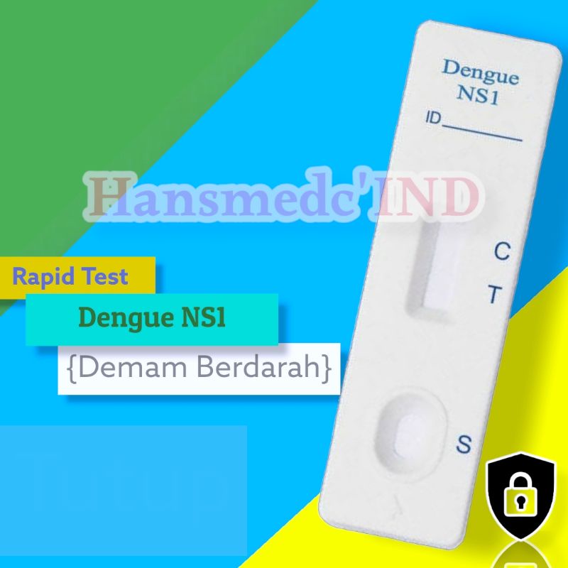 Alat Test Mandiri Dengue NS1 & IgG/IgM | Rapid Test Demam Berdarah (DBD) | 1Set Siap Pakai
