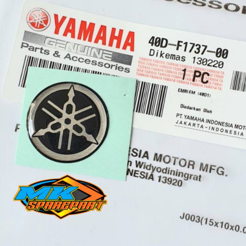 Embem logo batok stang Lexi Nmax New Nmax lama original yamaha part