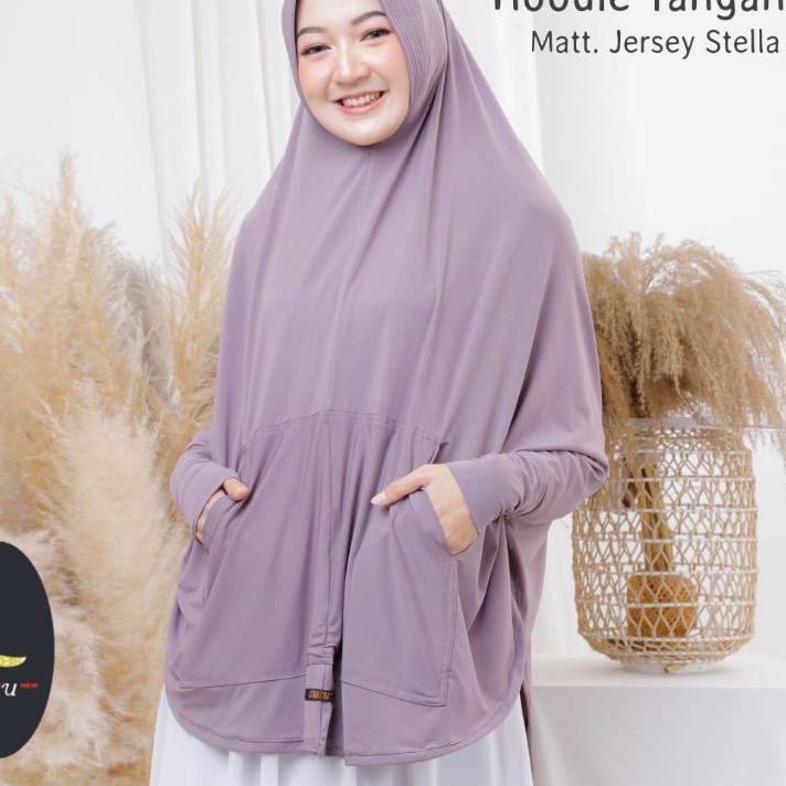 ❀ HIJAB LENGAN BERGO HOODIE TANGAN JILBAB LENGAN JUMBO SYARI PREMIUM ➬