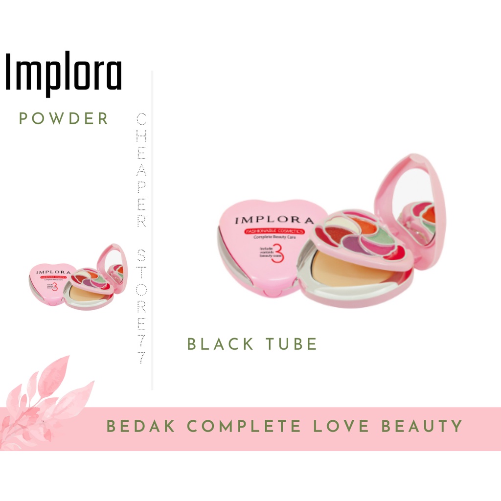 IMPLORA  - SUELUTTU POWDER 3IN1 - COMPLETE BEAUTY CARE - IMPLORA FASHION MAKEUP KIT