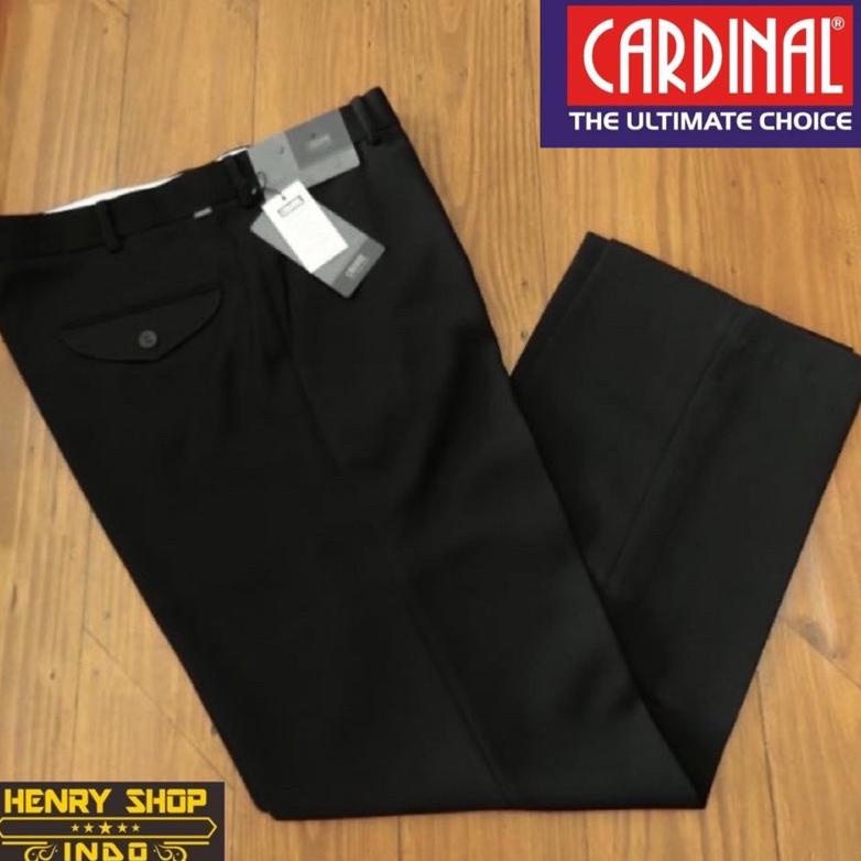 Celana Cardinal Formal Hitam Original / Celana Bahan Kerja Formal Cardinal