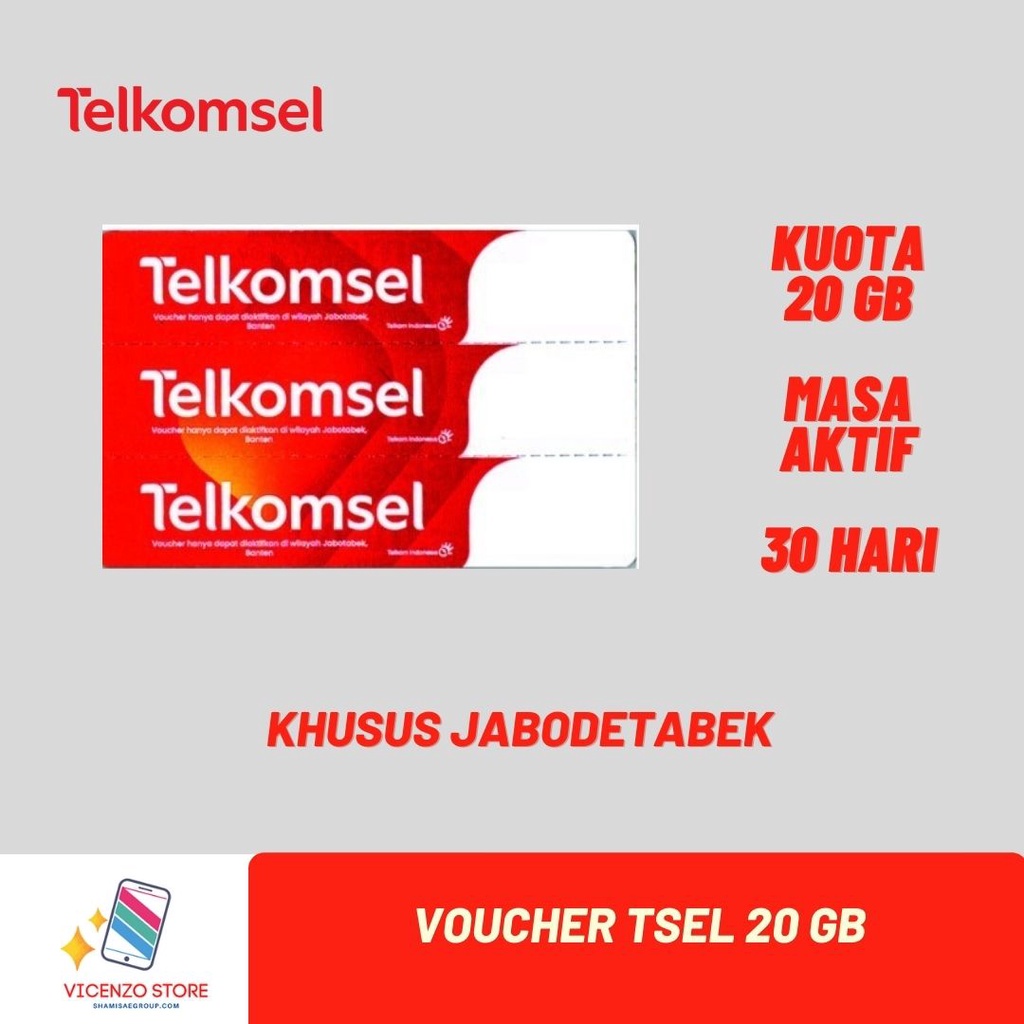 Voucher Internet Telkomsel 20 GB