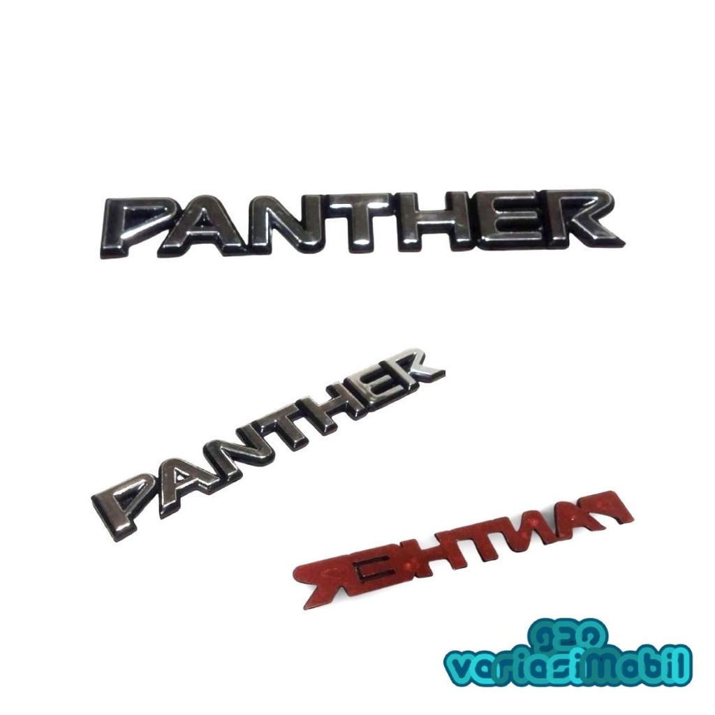 EMBLEM TULISAN MOBIL PANTHER KECIL