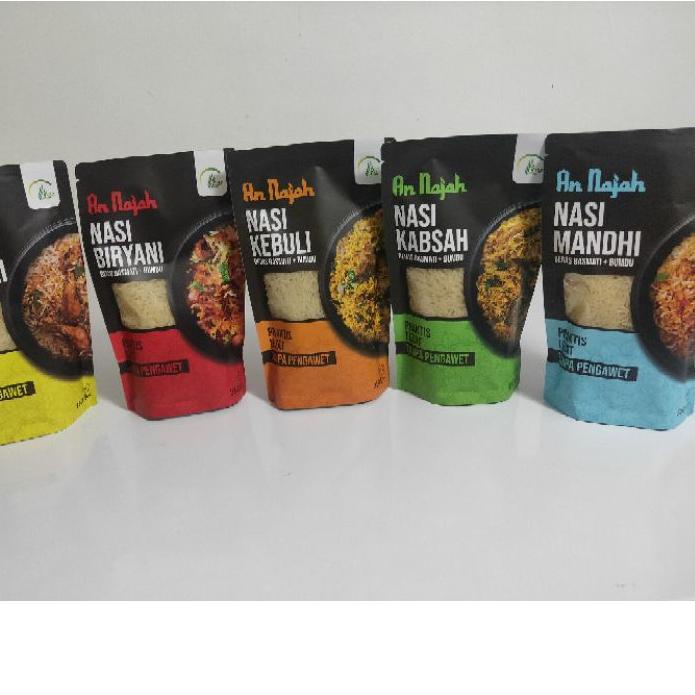 

♤ AN NAJAH BERAS BASMATI BUMBU INSTAN ARAB Biryani Mandhi Kabsah Bukhori Kebuli ►