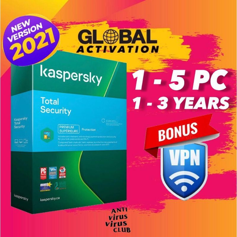 Antivirus Kaspersky Total Security Latest Version - 2022