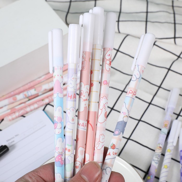 

1 pcs PULPEN PENA BISA DIHAPUS KARAKTER LUCU / PENA AJAIB PULPEN ALAT TULIS SERBAGUNA / ERASABLE PEN GEL