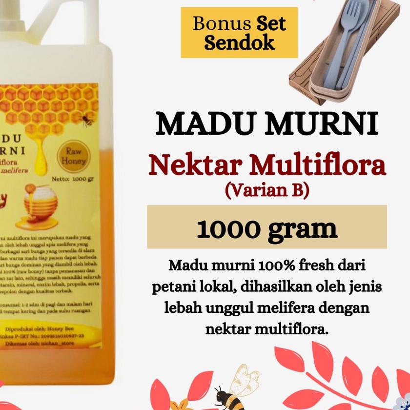 

➸ Asli / Murni Multiflora 1000 Gram ✱