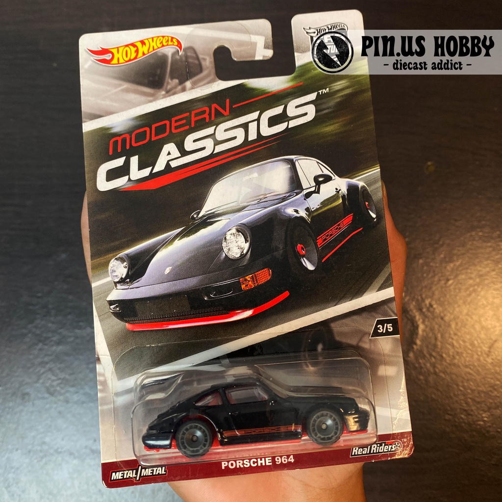 HOT WHEELS PREMIUM PORSCHE 964 MODERN CLASSIC SERIES , ORIGINAL HOT WHEELS by MATTEL , DIECAST 1:64 