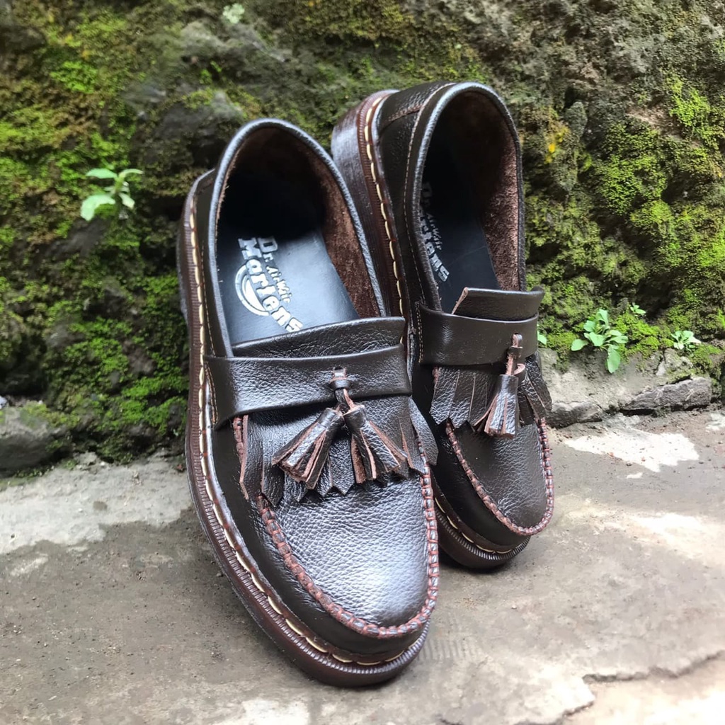 Sepatu Dokmart Penny Loafer Bahan Kulit Sapi Asli - Dr Martin Docmart Sepatu Dokmar