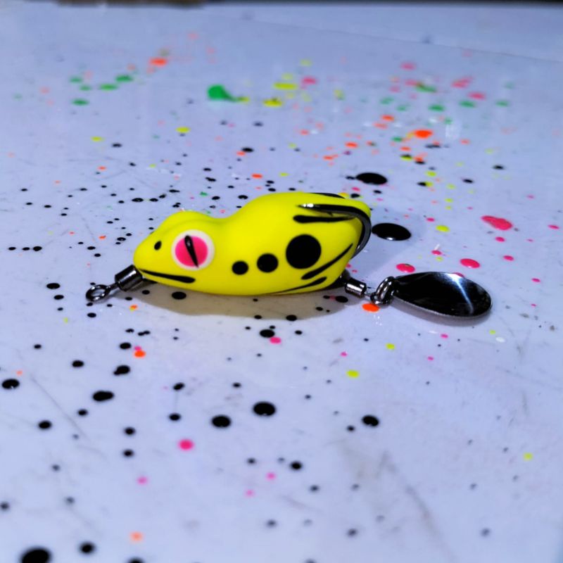 SOFT FROG 3,4CM umpang casting/ umpan mancing gabus/ umpan kocolan