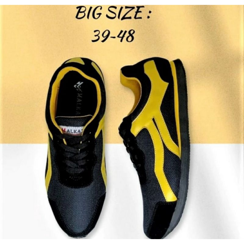 Sepatu RUNNING Sport.302 Pria Super JUMBO 39.48 Kets Sepatu Basket Pria Wanita Style Koreaan Suede Ukuran Besar, 44