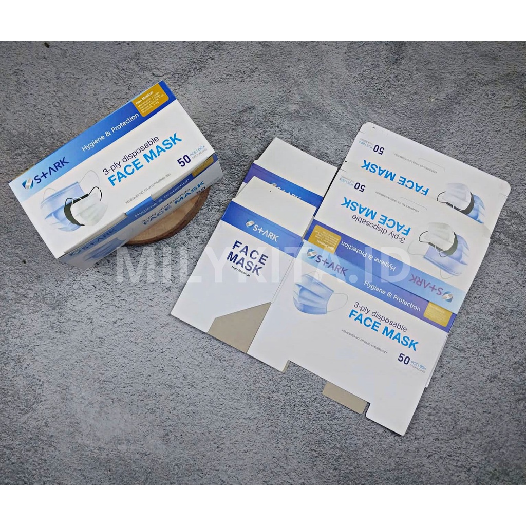 KOTAK MASKER / BOX MASKER DISPOSABLE 3PLY EARLOOP