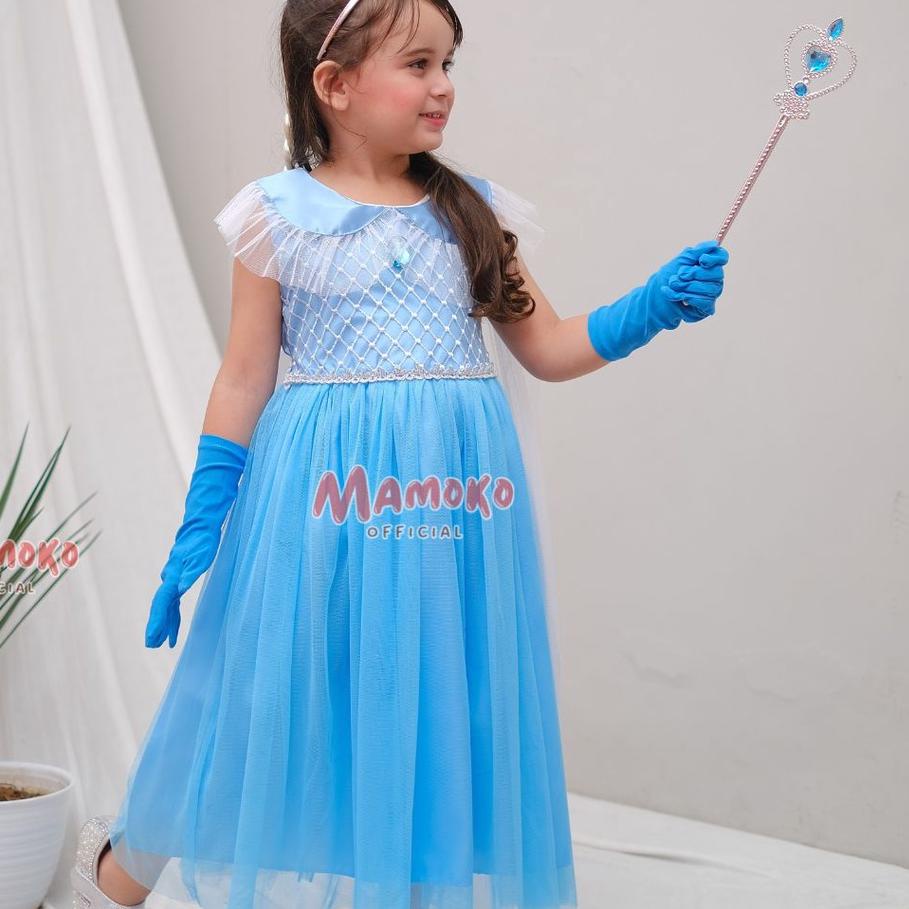 ♜ Baju anak princess perempuan | gaun anak perempuan | baju frozen anak perempuan | baju frozen | ga